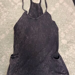 Free people Movement hot shot mini dress in Charcoal